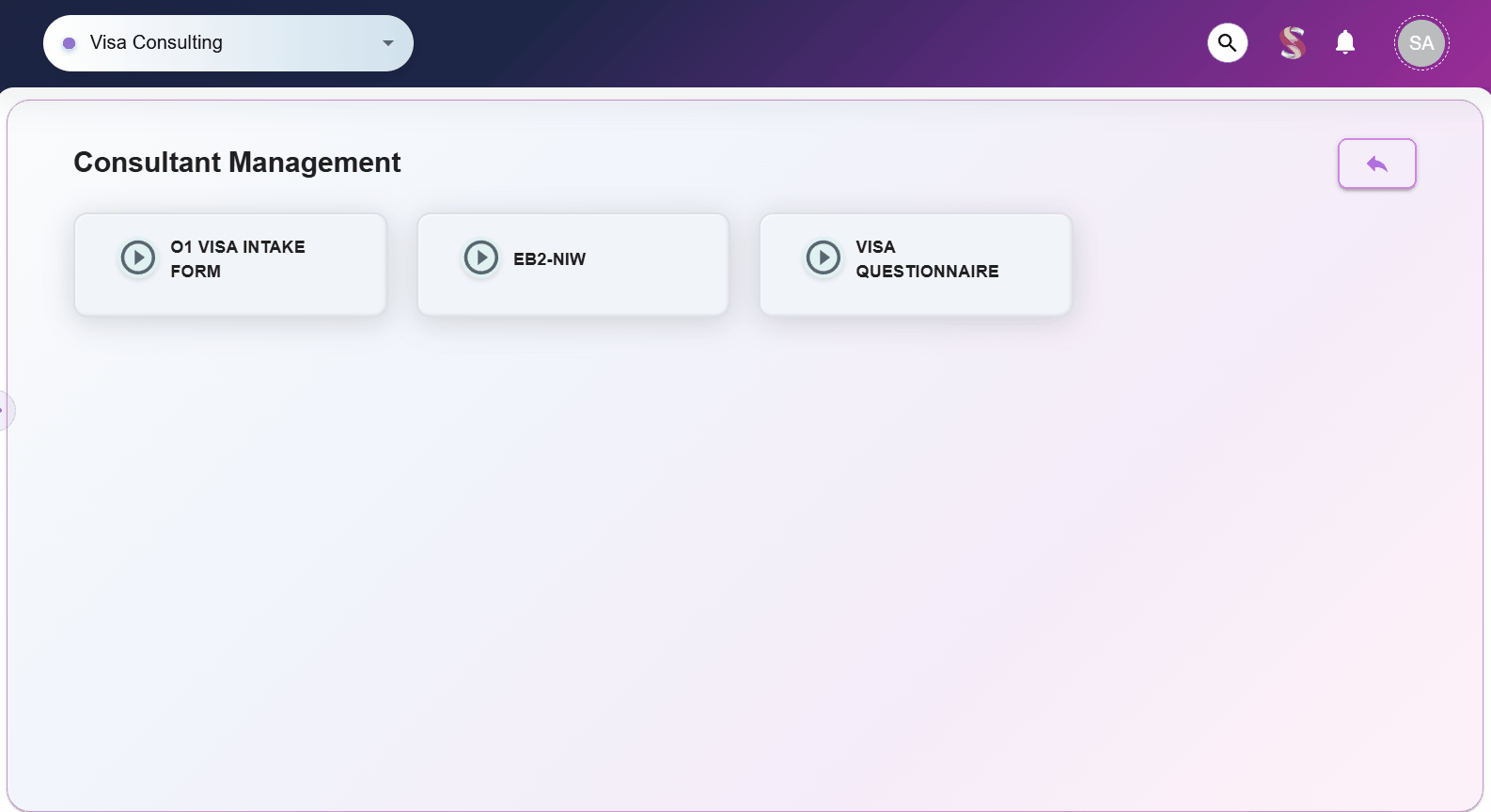 Space Lizit Visa Automation Demo
